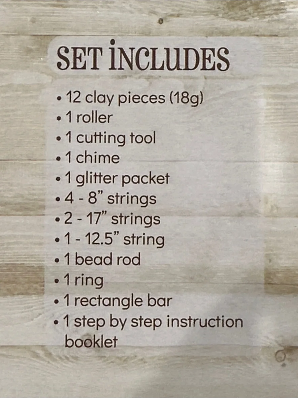 Hapi Nest DIY Clay Geode Wind Chimes craft Kit New set kids adult hands activity